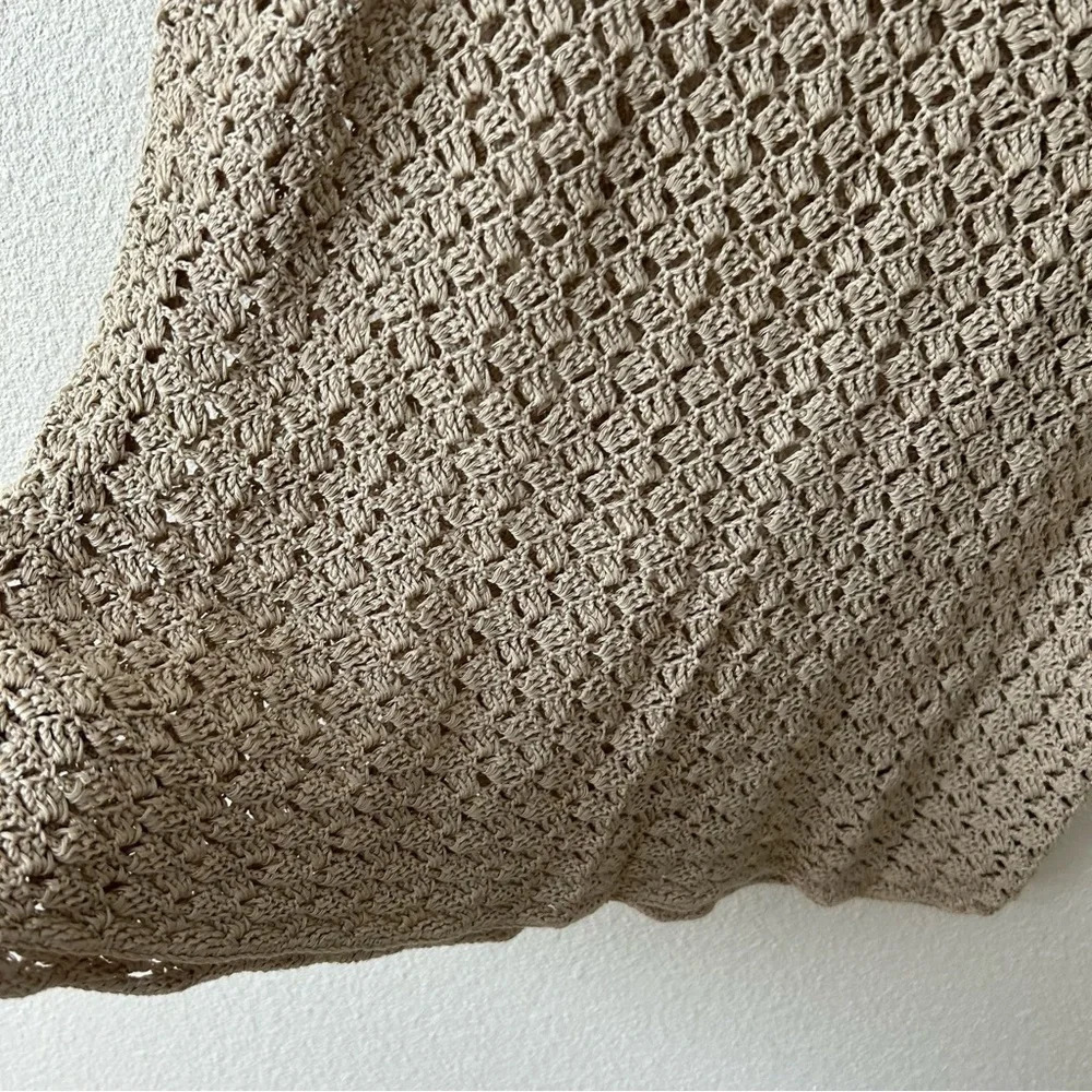 Vintage Handmade Crochet tank Top Sleeveless Hippie/Boho - Picture 2 of 5